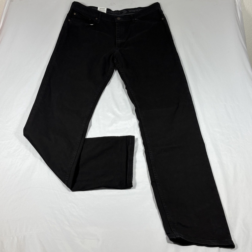 Wrangler Authentics Stretch Men's Regular Fit Comfort Flex Waist Jean 36x36 NEW